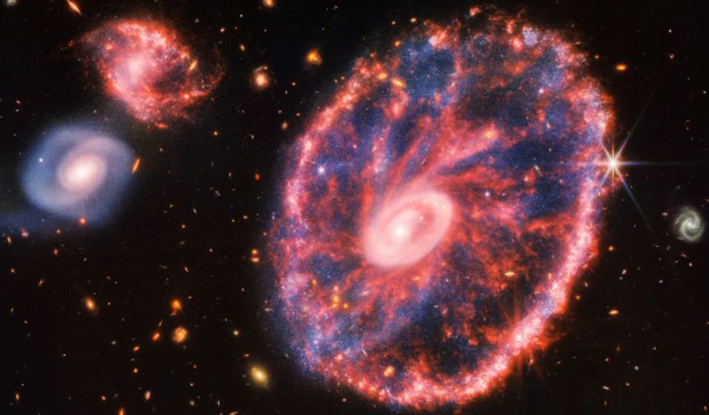 Cartwheel Galaxy - James Webb Telescope