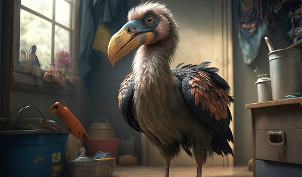 Dodo Bird In A House