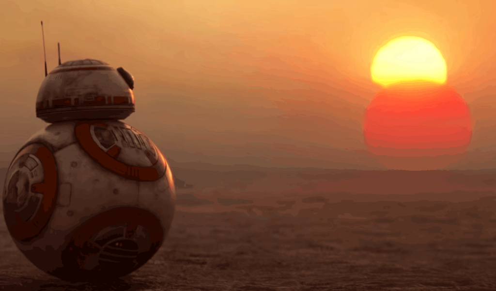 bb8 twin sunset