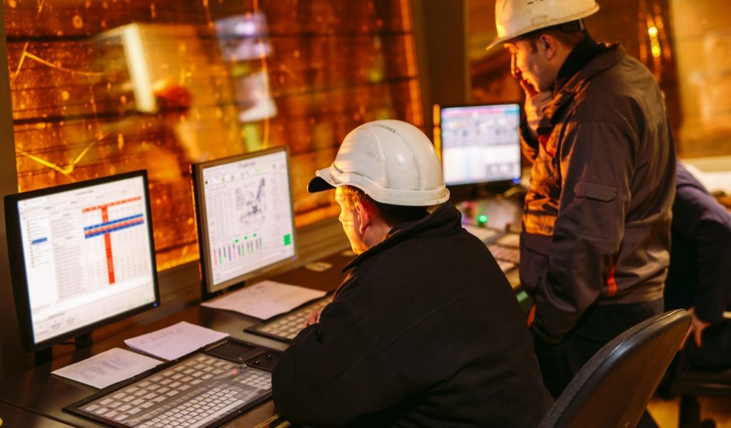 Nuclear Power Plant Control Panel