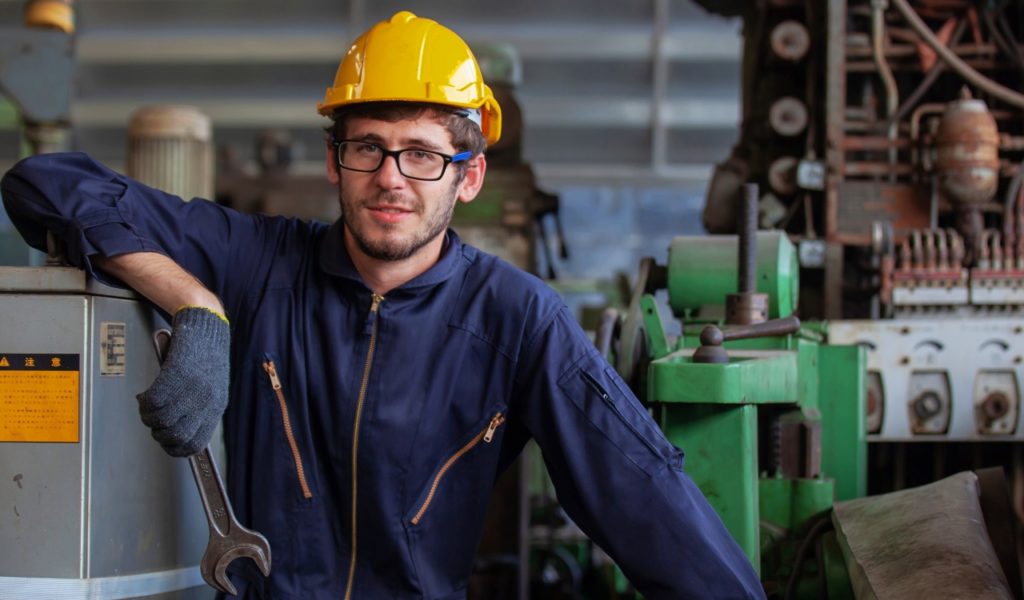 Young Factory Worker