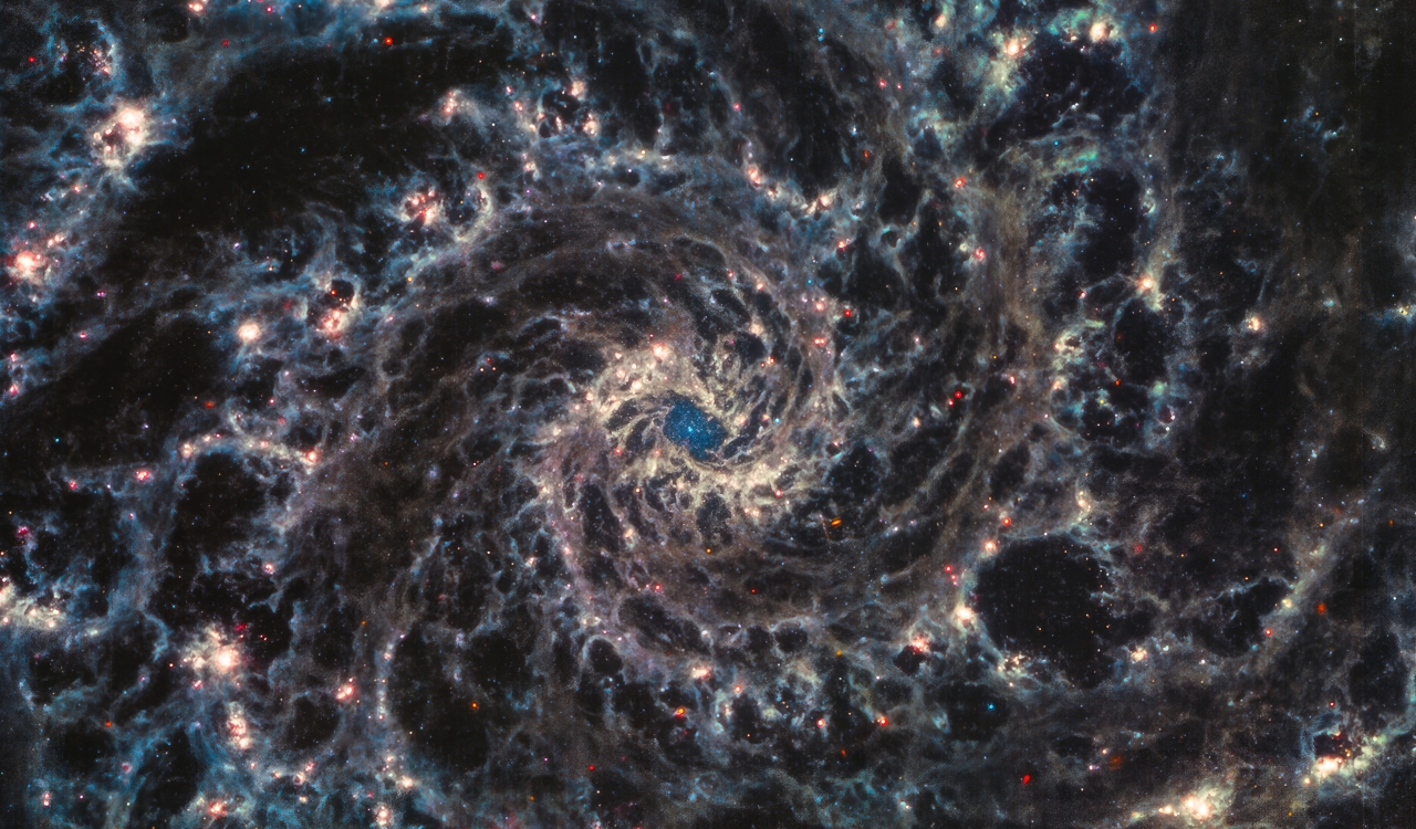 James Webb Telescope Captures Images Of Newborn Stars In The Process Of Sculpting Spiral Galaxies