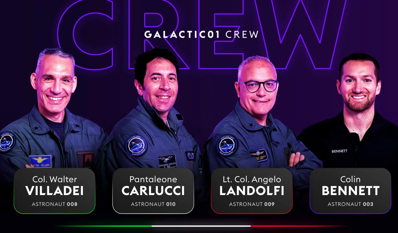 Virgin Galactic 01 Mission Crew